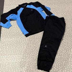 Jordan Black and Blue Sweatpants & Joggers